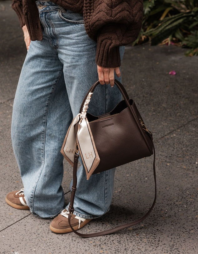 Steffie Mini Tote Bag Chocolate