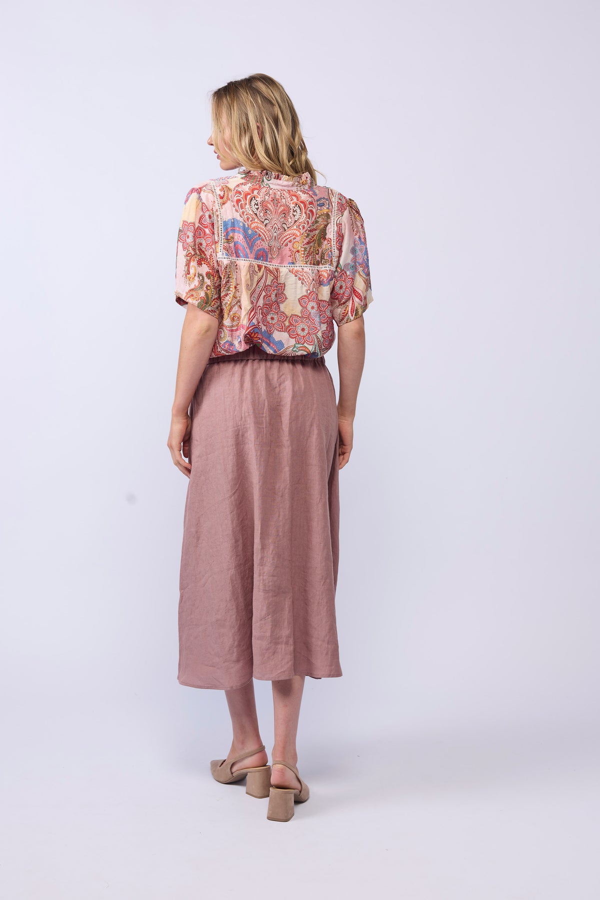 Go To Skirt Dusky Rose