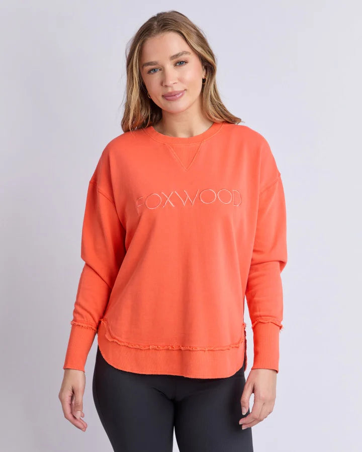 Simplified Crew Orange Red