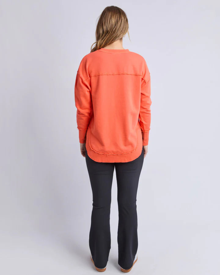 Simplified Crew Orange Red